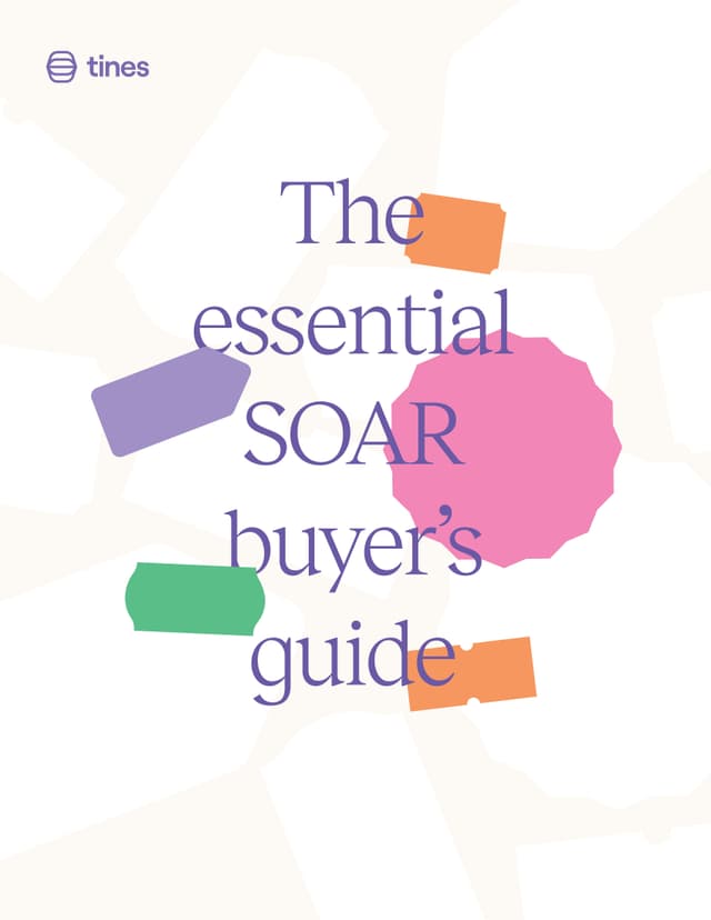 Cover image for The essential SOAR buyer’s guide